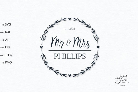 Download Wedding Monogram Frame Svg - Premium Resources