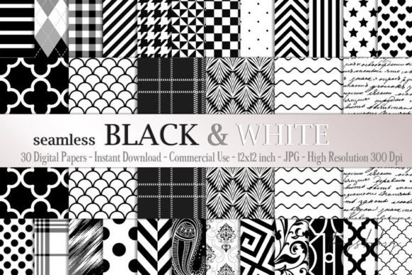 Download Seamless Black White Basic Patterns - Basic patterns Collection
