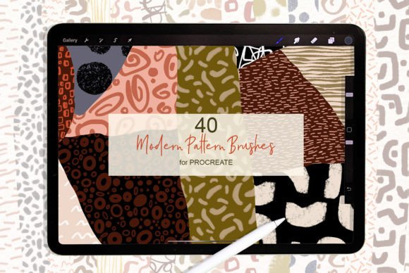 Download Modern Procreate Pattern Brushes - Procreate pattern Collection