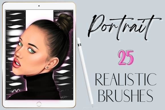 Download Procreate Portrait Realistic Brushes - Realistic brushes Collection