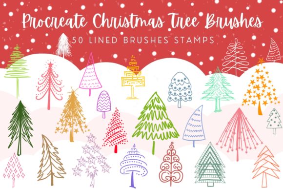 Download Procreate Christmas Tree Brushes - Premium Bundle