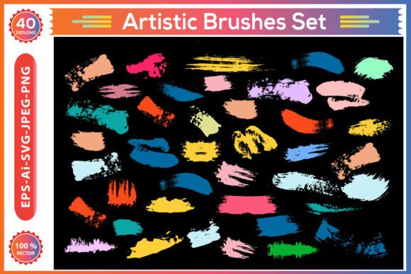 Download Artistic Brushes Set - Artistic brushes Collection