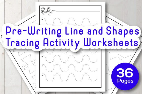 Download PreK Line and Shapes Tracing Worksheets - Premium Resources