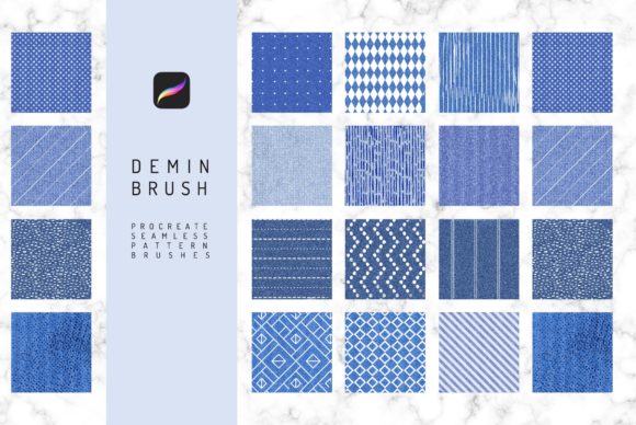 Download Denim Seamless Procreate Pattern Brush - Procreate pattern Collection